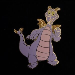 Disney Figment Character Pin Purple Gold Vintage Y2K 2000 Walt Disney World